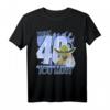 Star Wars Yoda Turn 40 You Must Rebel Logo Portrait T-Shirt – Offiziell lizenzierte Star Wars Kleidung für Fans und Geburtstag