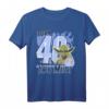 Star Wars Yoda Turn 40 You Must Rebel Logo Portrait T-Shirt – Offiziell lizenzierte Star Wars Kleidung für Fans und Geburtstag