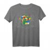Würfel Zauber mit Mathe Gleichungen | Retro Nerdy Würfel T-Shirt – Das perfekte Geschenk für Rätsel- und Logikfans