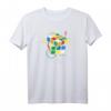 Würfel Zauber mit Mathe Gleichungen | Retro Nerdy Würfel T-Shirt – Das perfekte Geschenk für Rätsel- und Logikfans