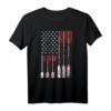 Ruderflagge USA 4. Juli Vintage Rudern T-Shirt - Patriotisches Geschenk für Männer, Frauen & Rudersportfans