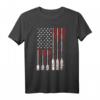 Ruderflagge USA 4. Juli Vintage Rudern T-Shirt - Patriotisches Geschenk für Männer, Frauen & Rudersportfans