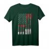 Ruderflagge USA 4. Juli Vintage Rudern T-Shirt - Patriotisches Geschenk für Männer, Frauen & Rudersportfans