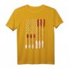 Ruderflagge USA 4. Juli Vintage Rudern T-Shirt - Patriotisches Geschenk für Männer, Frauen & Rudersportfans