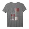 Ruderflagge USA 4. Juli Vintage Rudern T-Shirt - Patriotisches Geschenk für Männer, Frauen & Rudersportfans