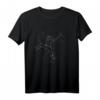 Kletterer Freeclimber Vitruvianischer Mensch Anatomie T-Shirt – Stylisches Motiv für Boulder, Klettern & Outdoor-Fans