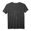 Kletterer Freeclimber Vitruvianischer Mensch Anatomie T-Shirt – Stylisches Motiv für Boulder, Klettern & Outdoor-Fans