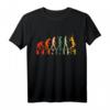 Tennis Evolution vom Affen zum Tennisspieler T-Shirt – Perfektes Geschenk für Tennisliebhaber und Trainer