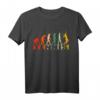 Tennis Evolution vom Affen zum Tennisspieler T-Shirt – Perfektes Geschenk für Tennisliebhaber und Trainer