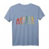Tennis Evolution vom Affen zum Tennisspieler T-Shirt – Perfektes Geschenk für Tennisliebhaber und Trainer