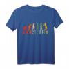 Tennis Evolution vom Affen zum Tennisspieler T-Shirt – Perfektes Geschenk für Tennisliebhaber und Trainer