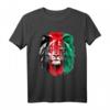 Afghanistan Flagge Lion T-Shirt - Klassisch geschnitten, doppelt genähter Saum