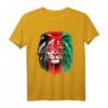 Afghanistan Flagge Lion T-Shirt - Klassisch geschnitten, doppelt genähter Saum