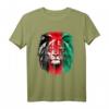 Afghanistan Flagge Lion T-Shirt - Klassisch geschnitten, doppelt genähter Saum