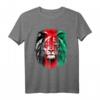 Afghanistan Flagge Lion T-Shirt - Klassisch geschnitten, doppelt genähter Saum