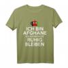 Herren Afghanistan T-Shirt mit Flagge und Spruch – Patriotische Kleidung für Afghanen, die ihre Heimat lieben