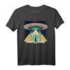 Ancient Astronaut Alien T-Shirt mit Ägyptischer Pyramide und UFO - Für Fans von Aliens, Verschwörungstheorien und alter Geschichte
