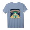 Ancient Astronaut Alien T-Shirt mit Ägyptischer Pyramide und UFO - Für Fans von Aliens, Verschwörungstheorien und alter Geschichte