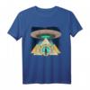 Ancient Astronaut Alien T-Shirt mit Ägyptischer Pyramide und UFO - Für Fans von Aliens, Verschwörungstheorien und alter Geschichte