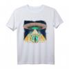 Ancient Astronaut Alien T-Shirt mit Ägyptischer Pyramide und UFO - Für Fans von Aliens, Verschwörungstheorien und alter Geschichte