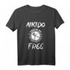 Lustiges Aikido Touch Me T-Shirt mit 'First Lesson ist kostenlos' - Perfekt für Schüler, Dojo-Besuch & Aikido Fans in Herren, Damen & Kindergrößen