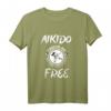 Lustiges Aikido Touch Me T-Shirt mit 'First Lesson ist kostenlos' - Perfekt für Schüler, Dojo-Besuch & Aikido Fans in Herren, Damen & Kindergrößen