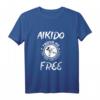 Lustiges Aikido Touch Me T-Shirt mit 'First Lesson ist kostenlos' - Perfekt für Schüler, Dojo-Besuch & Aikido Fans in Herren, Damen & Kindergrößen