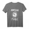Lustiges Aikido Touch Me T-Shirt mit 'First Lesson ist kostenlos' - Perfekt für Schüler, Dojo-Besuch & Aikido Fans in Herren, Damen & Kindergrößen