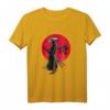 Samurai Sonnenuntergang Japanischer Krieger Kämpfer Schwert T-Shirt – Exklusives Kampfsport- und Anime-Design, Perfektes Geschenk für Japan-Liebhaber