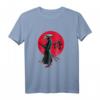Samurai Sonnenuntergang Japanischer Krieger Kämpfer Schwert T-Shirt – Exklusives Kampfsport- und Anime-Design, Perfektes Geschenk für Japan-Liebhaber