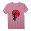 Samurai Sonnenuntergang Japanischer Krieger Kämpfer Schwert T-Shirt – Exklusives Kampfsport- und Anime-Design, Perfektes Geschenk für Japan-Liebhaber