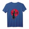 Samurai Sonnenuntergang Japanischer Krieger Kämpfer Schwert T-Shirt – Exklusives Kampfsport- und Anime-Design, Perfektes Geschenk für Japan-Liebhaber