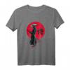 Samurai Sonnenuntergang Japanischer Krieger Kämpfer Schwert T-Shirt – Exklusives Kampfsport- und Anime-Design, Perfektes Geschenk für Japan-Liebhaber
