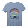 Japanischer Kampfsport Aikido T-Shirt mit Motiv 'Touch Me And Your First Aikido Lesson Is Free' – Perfekt für Kampfsportfans & Selbstverteidigung