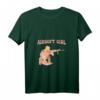 Airsoft Girl - Milsim Waffe Softair Team T-Shirt mit V-Ausschnitt für Frauen, ideal für Airsoft- und Softair-Fans