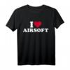 I love 40Geburtstag T-Shirt mit rotem Herz – Perfektes Geschenk für Paintball- und Gotcha-Spieler zum HapMonkey
