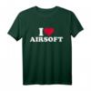 I love 40Geburtstag T-Shirt mit rotem Herz – Perfektes Geschenk für Paintball- und Gotcha-Spieler zum HapMonkey