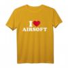 I love 40Geburtstag T-Shirt mit rotem Herz – Perfektes Geschenk für Paintball- und Gotcha-Spieler zum HapMonkey
