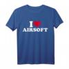 I love 40Geburtstag T-Shirt mit rotem Herz – Perfektes Geschenk für Paintball- und Gotcha-Spieler zum HapMonkey
