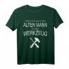 Unterschätze niemals einen alten Mann mit seinem Werkzeug T-Shirt – Perfektes Geschenk für Großvater, Papa oder Opa, passionierter Handwerker zum Geburtstag, Vatertag & Weihnachten