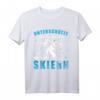 Herren Lustig Unterschätze niemals einen alten Mann auf Skier T-Shirt – Perfektes Geschenk für Wintersportler zu Weihnachten & Geburtstag