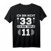 33. Geburtstag Dartspieler Lustig Dart T-Shirt – Klassisch geschnitten, perfekt für Geburtstagsfeiern & Dartfans
