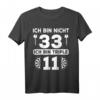 33. Geburtstag Dartspieler Lustig Dart T-Shirt – Klassisch geschnitten, perfekt für Geburtstagsfeiern & Dartfans