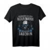 Unterschätze Nie Einen Alten Mann, Der Es Liebt Zu Tauchen - Lustiges Tauch Motiv T-Shirt für Männer mit Meerestieren & Korallenriffen