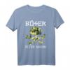 Böser alter Mann T-Shirt mit Totenkopf und Camouflage - Coole Geschenkidee für Männer, Opas und Freunde