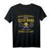 Herren Alter Mann mit Tennisschläger - Lustiges HapMonkey T-Shirt für Tennisfans und Rentner
