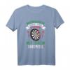 Unterschätze Niemals Einen Alten Mann Mit Einem Dartpfeil - Lustiges Dart T-Shirt für Opa, Geschenk für Dartfans & Großväter