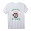 Unterschätze Niemals Einen Alten Mann Mit Einem Dartpfeil - Lustiges Dart T-Shirt für Opa, Geschenk für Dartfans & Großväter