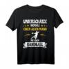 Unterschätze Niemals Einen Alten Mann Mit Einem Handball T-Shirt - Witziges und Stylisches Freizeit-Shirt für Männer mit Handball-Motiv