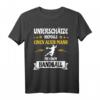 Unterschätze Niemals Einen Alten Mann Mit Einem Handball T-Shirt - Witziges und Stylisches Freizeit-Shirt für Männer mit Handball-Motiv